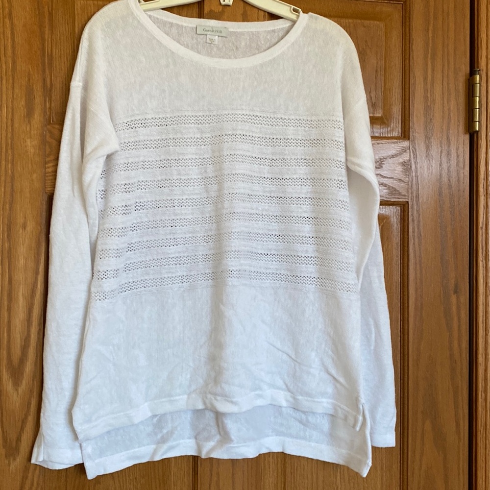 😍Garnett Hill white 100% Linen